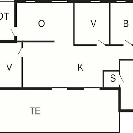 Three-bedroom In 28 Casa de Férias Oksbøl